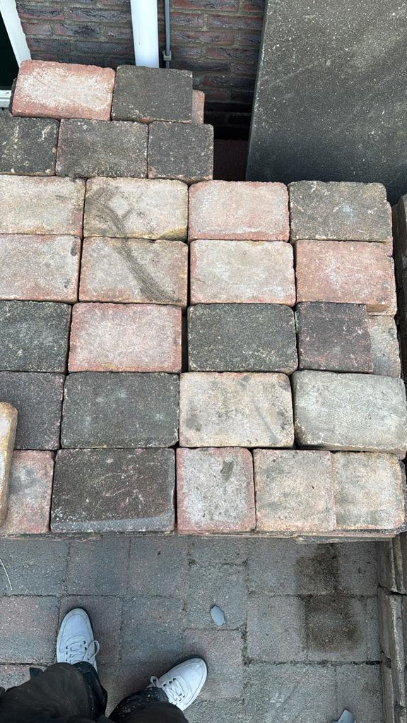 20x30 stenen gratis 400 stuks, Tuin en Terras, Tegels en Klinkers, Ophalen, Gebruikt, Klinkers, Minder dan 5 m²