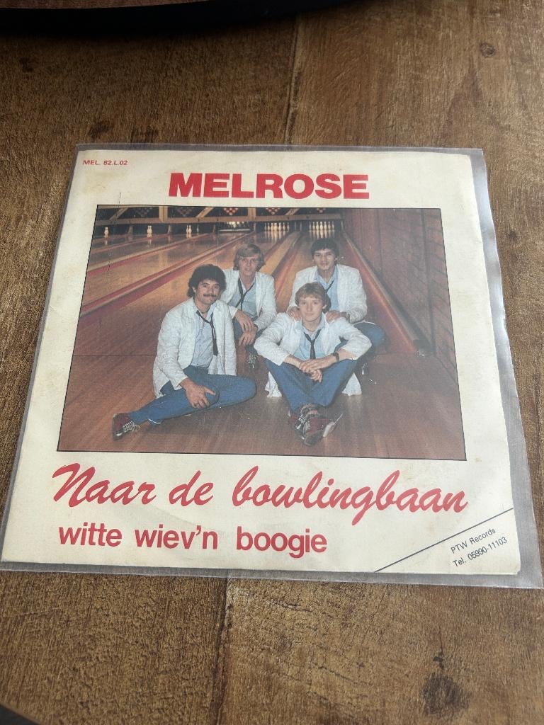 Melrose-Naar de bowlingbaan, 7 inch, Single, Ophalen of Verzenden, Zo goed als nieuw
