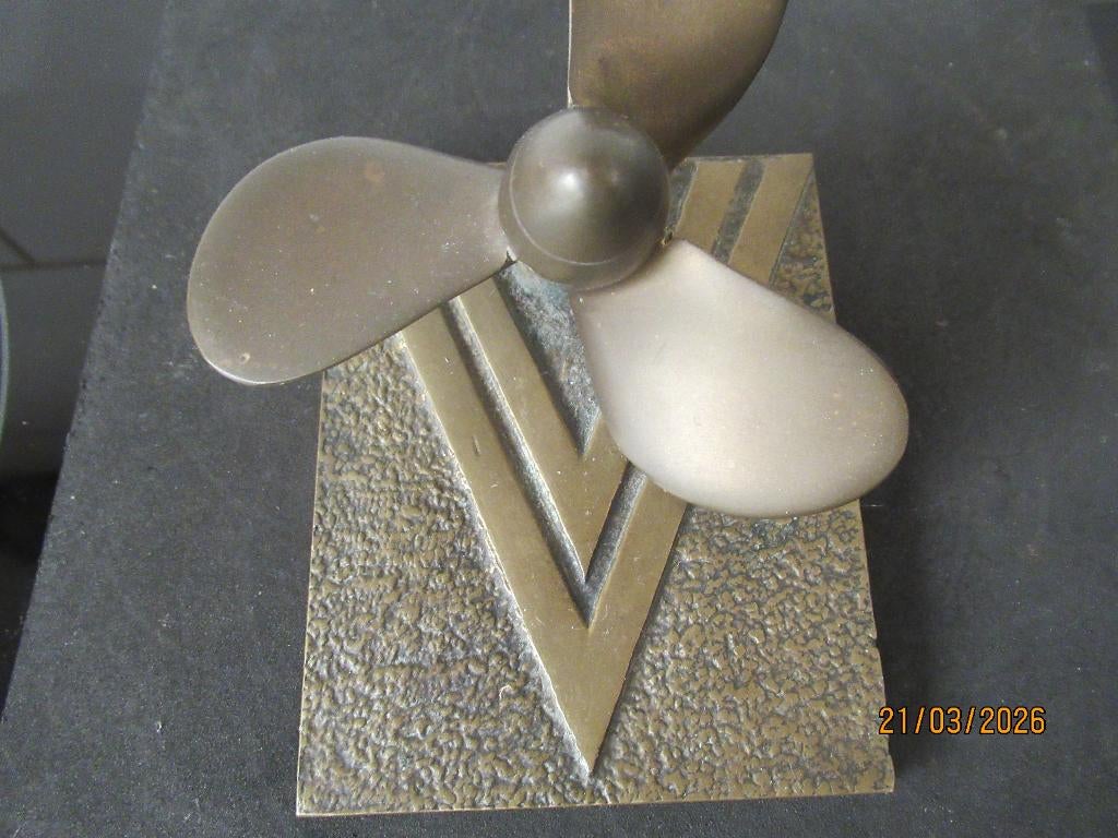 SCHEEPSSCHROEF BRONS-PROPELLER FIRMA VAN VOORDEN-ZALTBOMMEL, Ophalen of Verzenden, Gebruikt, Overige typen