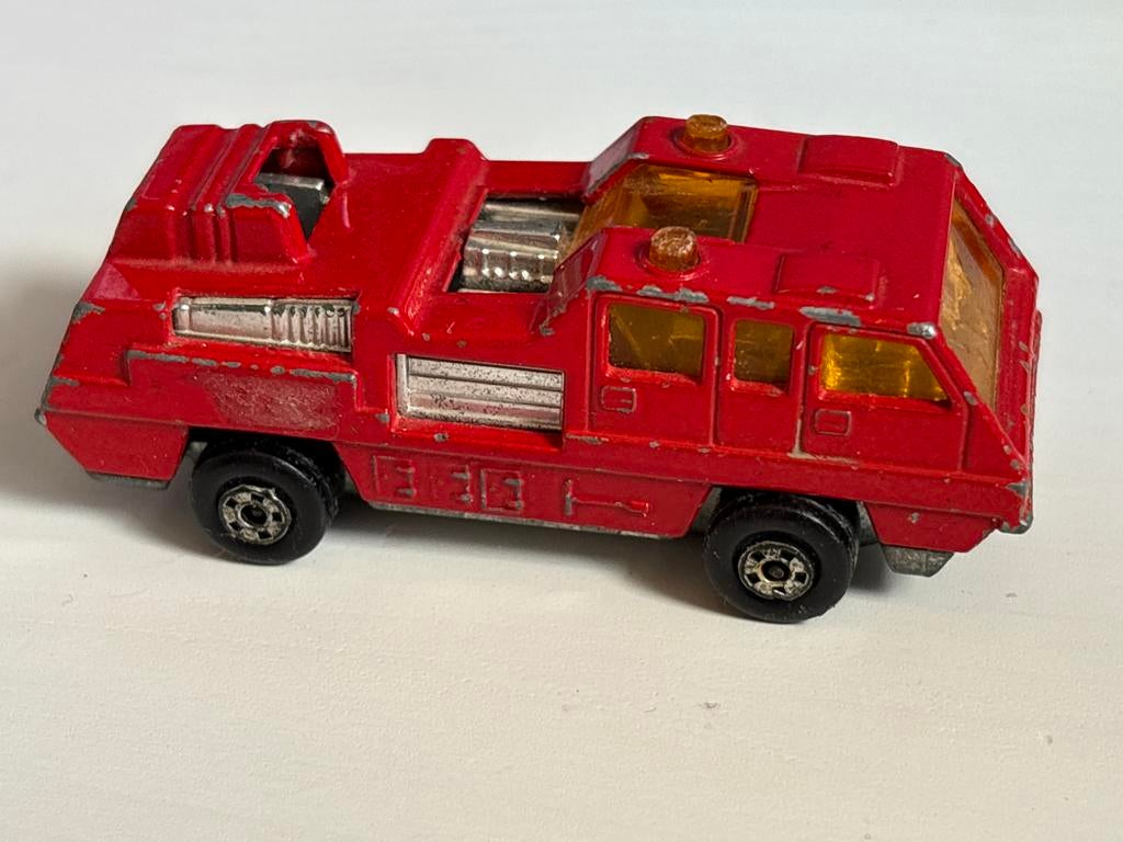 Matchbox Red 1975 Blaze Buster #22 1:64 Brandweerwagen, Ophalen of Verzenden, Gebruikt, Auto