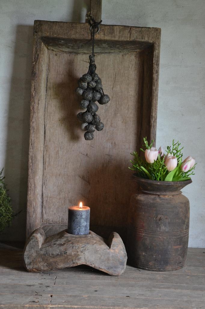 Oude authentieke poer / kandelaar, Huis en Inrichting, Ophalen of Verzenden, Gebruikt