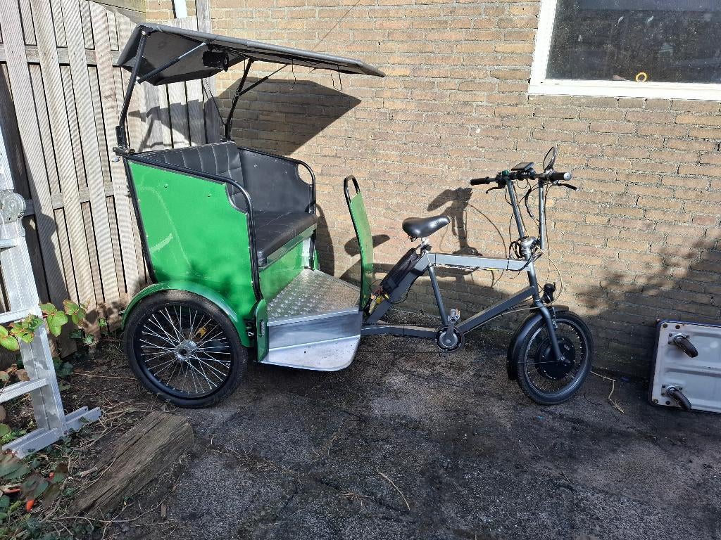 fiets taxi Riksja met 1500watt hub motor, Fietsen en Brommers, Ophalen, Zo goed als nieuw, 2 kinderen, Elektrisch
