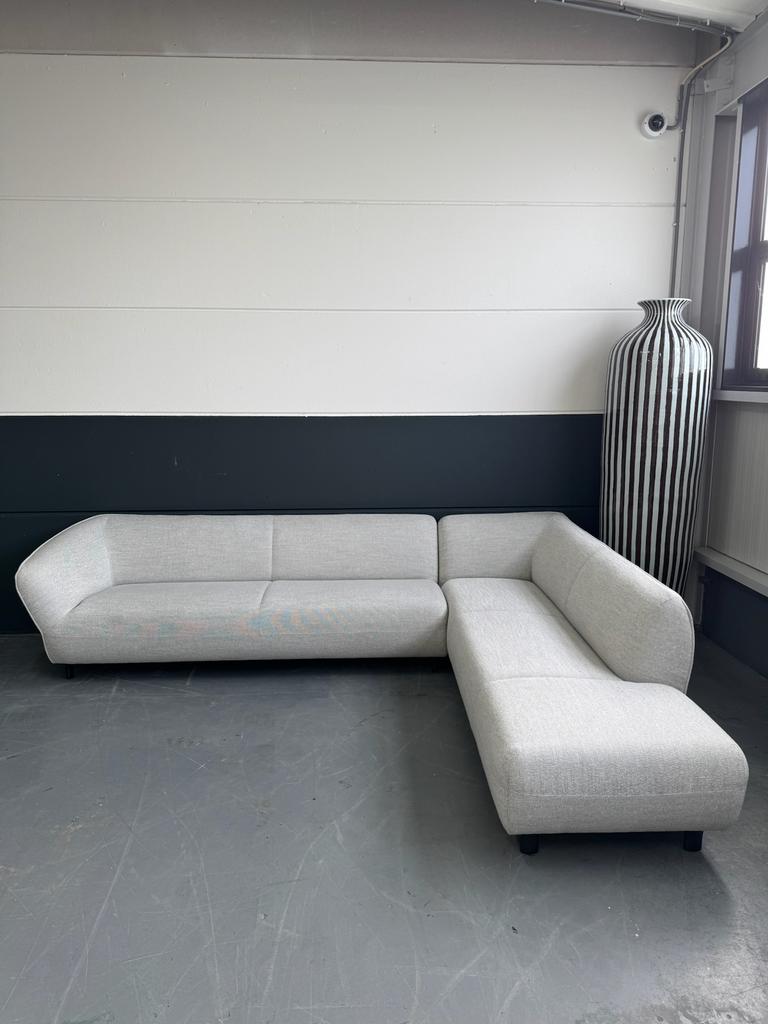 Nieuwstaat Pode Turia hoekbank | Fresco 722 Pearl, Ophalen, Hoekbank, 300 cm of meer, Zo goed als nieuw