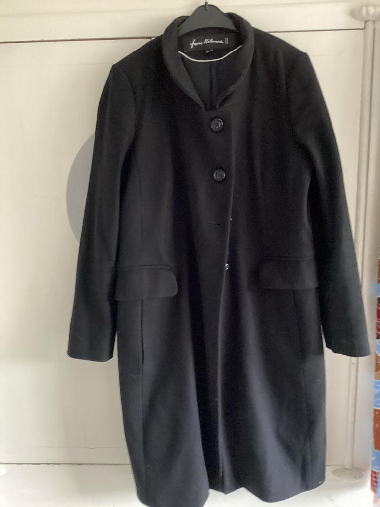 Frans Molenaar jas, Ophalen of Verzenden, Gedragen, Maat 42/44 (L), Zwart