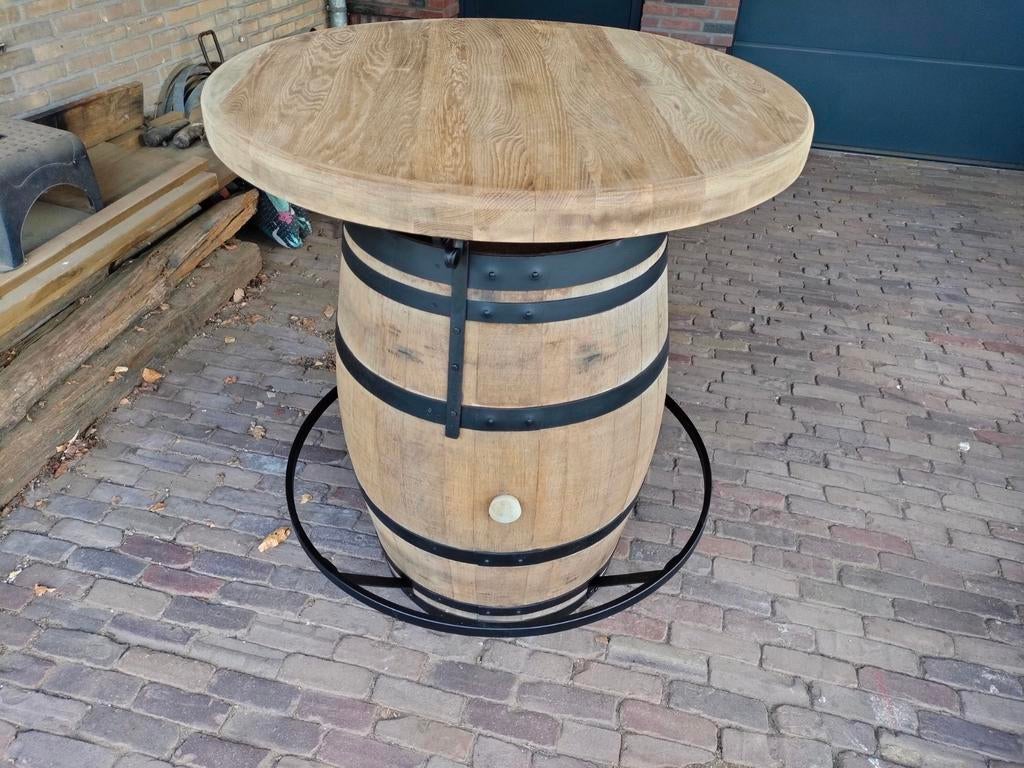 Statafel wijnvat Hangtafel wijnbar regenton mancave stamtafe, Ophalen