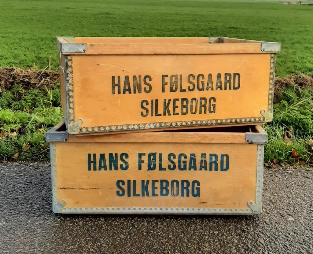 PLYFA Kisten - (set Deens / Zweeds Plywood Design), Antiek en Kunst, Antiek | Woonaccessoires, Ophalen