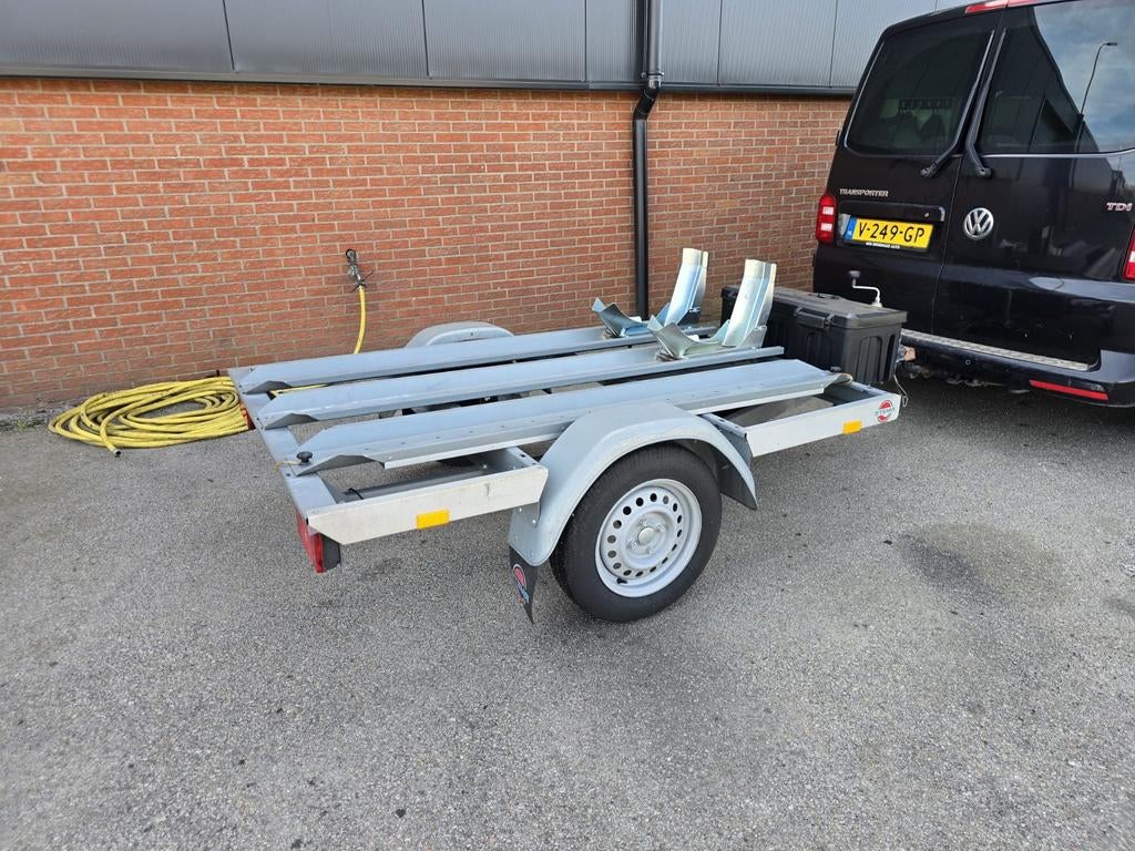 Stema BS2 MT750 motortrailer voor 2 motoren, Auto diversen, Aanhangers en Bagagewagens, Ophalen