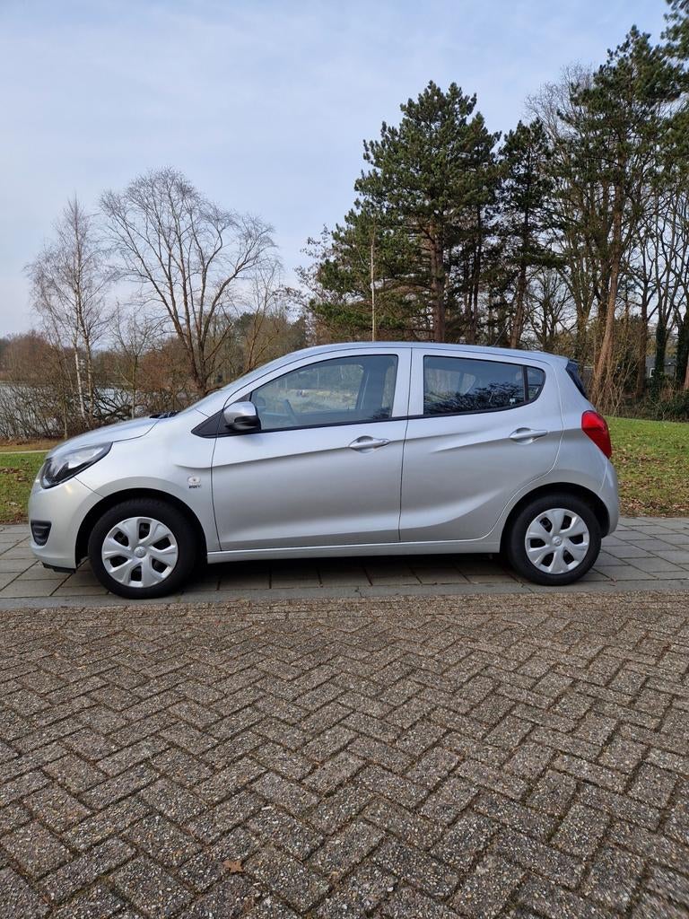 Opel karl bj.2019 Ned.auto met NAP lage kmst. Alle opties!!!, Auto's, Opel, Voorwielaandrijving, Euro 5, Stof, Zwart