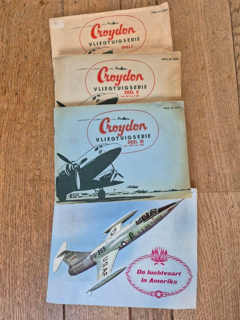 Luchtvaart albums croydon, Verzamelen, Luchtvaart en Vliegtuigspotten, Ophalen of Verzenden, Zo goed als nieuw, Kaart, Foto of Prent