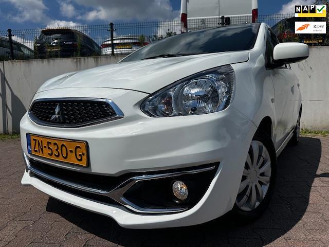 Mitsubishi Space Star 1.0 Cool+/AIRCO/NAP/NL AUTO/NIEUWE APK, Voorwielaandrijving, Stof, Gebruikt, Wit