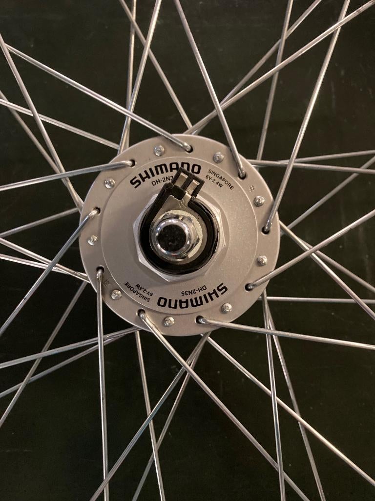 Voorwiel 28 inch met naafdynamo, Wiel, Gebruikt, Toerfiets, Ophalen of Verzenden