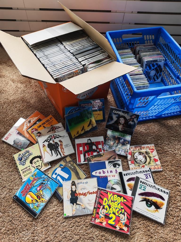 Collectie CD's single's Albums en verzamel, Cd's en Dvd's, Ophalen, Gebruikt