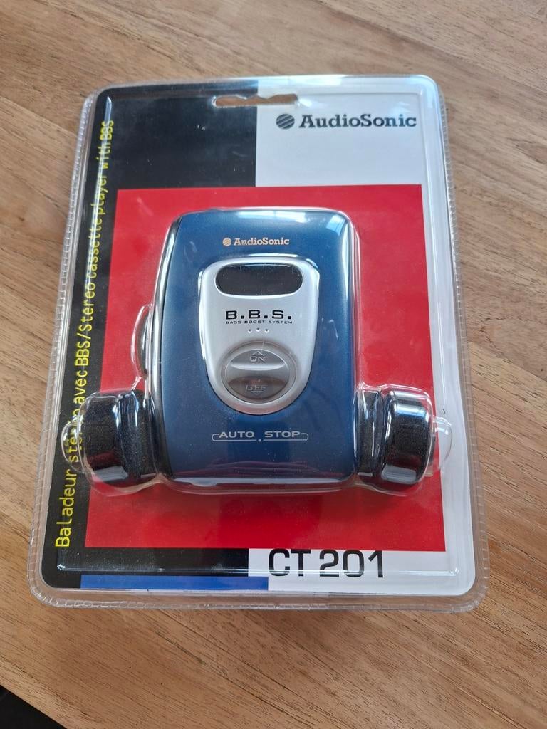 Nieuwe AudioSonic CT 201 Walkman met BBS en koptelefoon, Ophalen of Verzenden