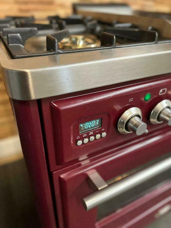 Luxe fornuis Boretti majestic 100cm bordeaux rood, Niet ingevuld, 60 cm of meer, Niet ingevuld, Ophalen of Verzenden