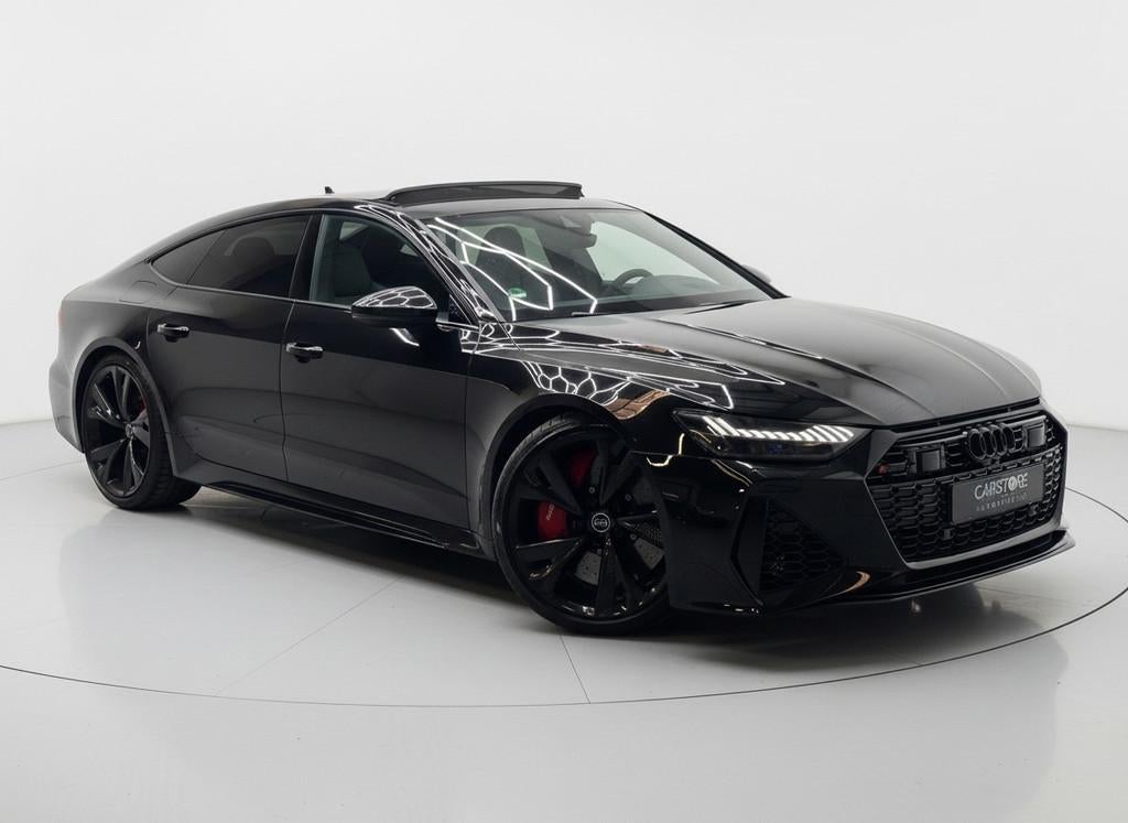 Audi RS7 Sportback 4.0 TFSI quattro PANO KERAMISCH B&O, Auto's, Audi, Automaat, Gebruikt, Zwart, Leder