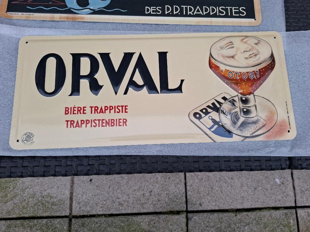 Reclamebord Orval, Verzamelen, Ophalen of Verzenden, Nieuw, Reclamebord, Plaat of Schild, Overige merken