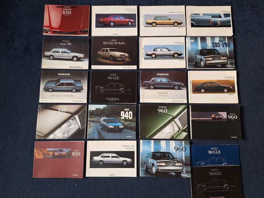 Partij VOLVO Instructieboekjes NL / FR / EN / ES, Auto diversen, Handleidingen en Instructieboekjes, Verzenden