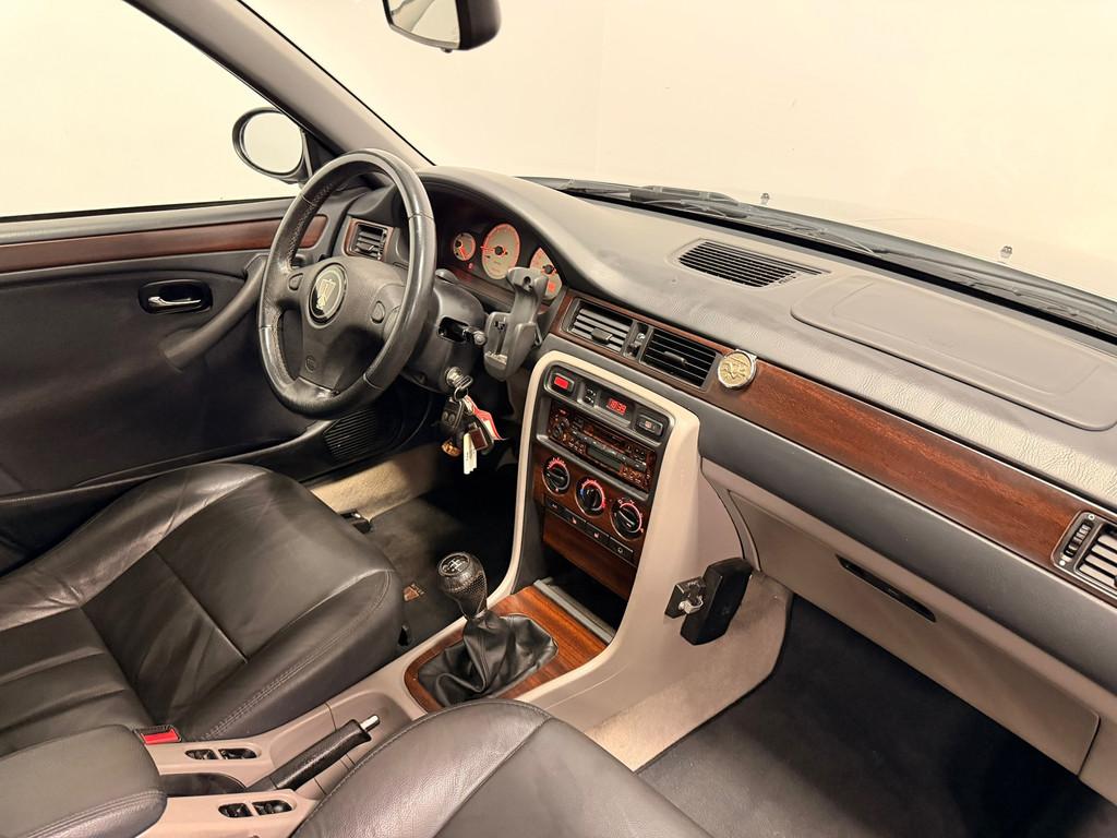 Rover 45 1.8 Sterling |Leer | Airco, Voorwielaandrijving, Gebruikt, Zwart, 4 cilinders