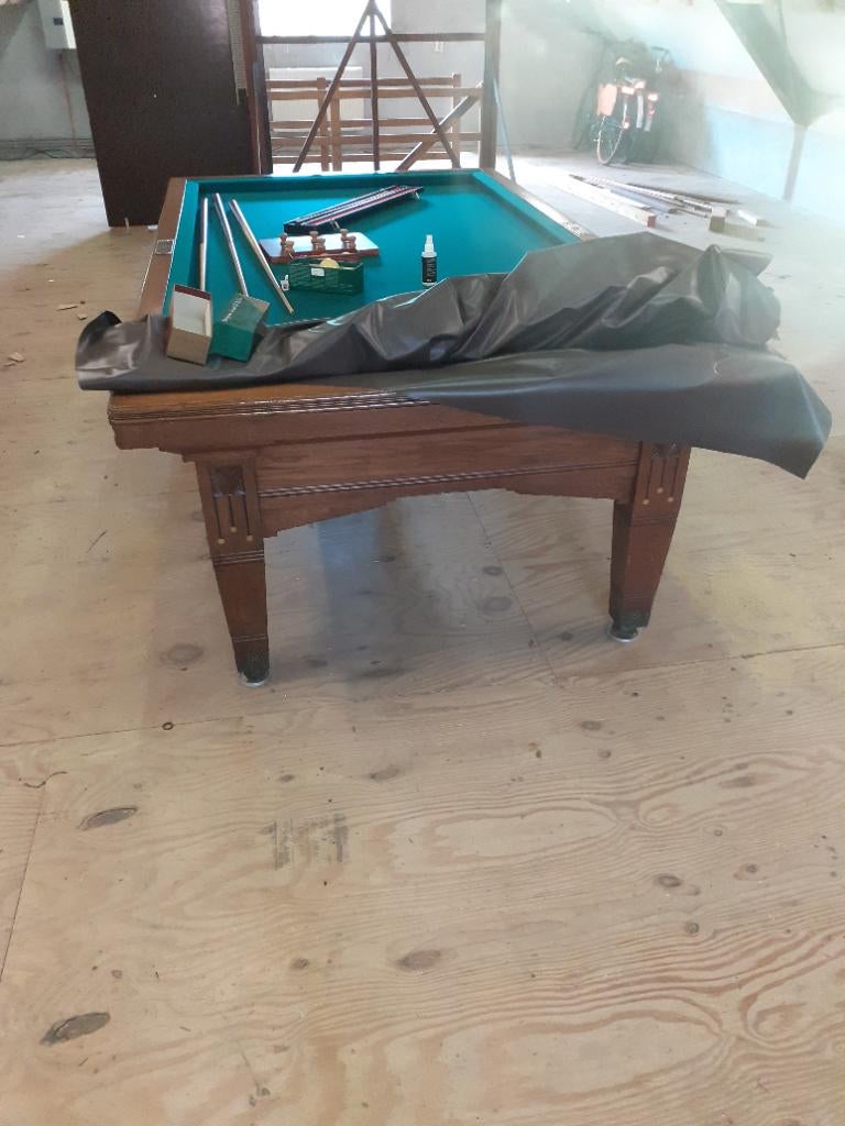 Biljart, Ophalen, Gebruikt, Biljarttafel