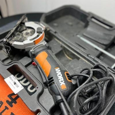 Worx WX426 handcirkelzaag 400W incl koffer € 74,99, Gebruikt, Ophalen of Verzenden