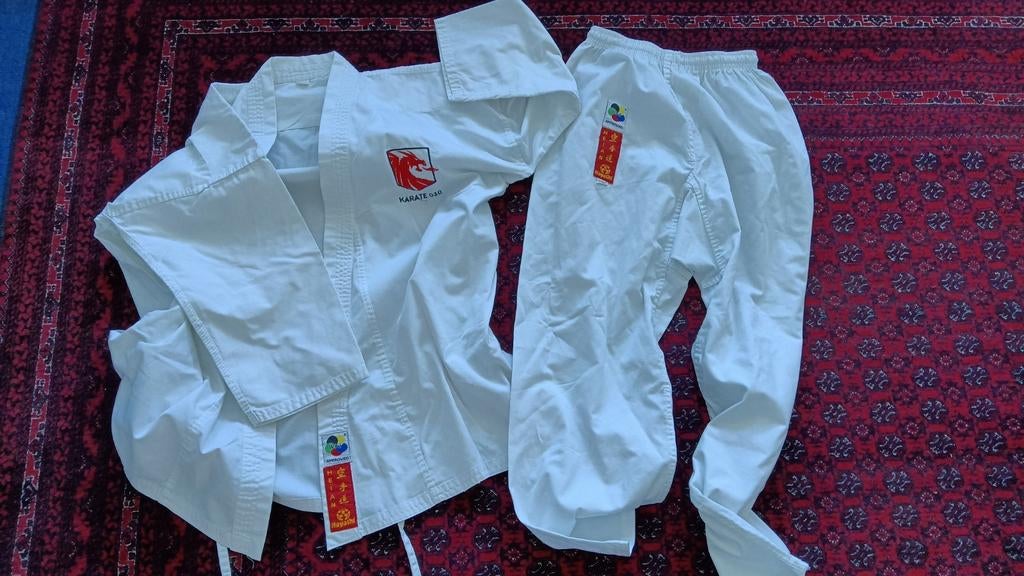 Karate pak maat 170, Ophalen of Verzenden, Gebruikt, Karate, Vechtsportpak