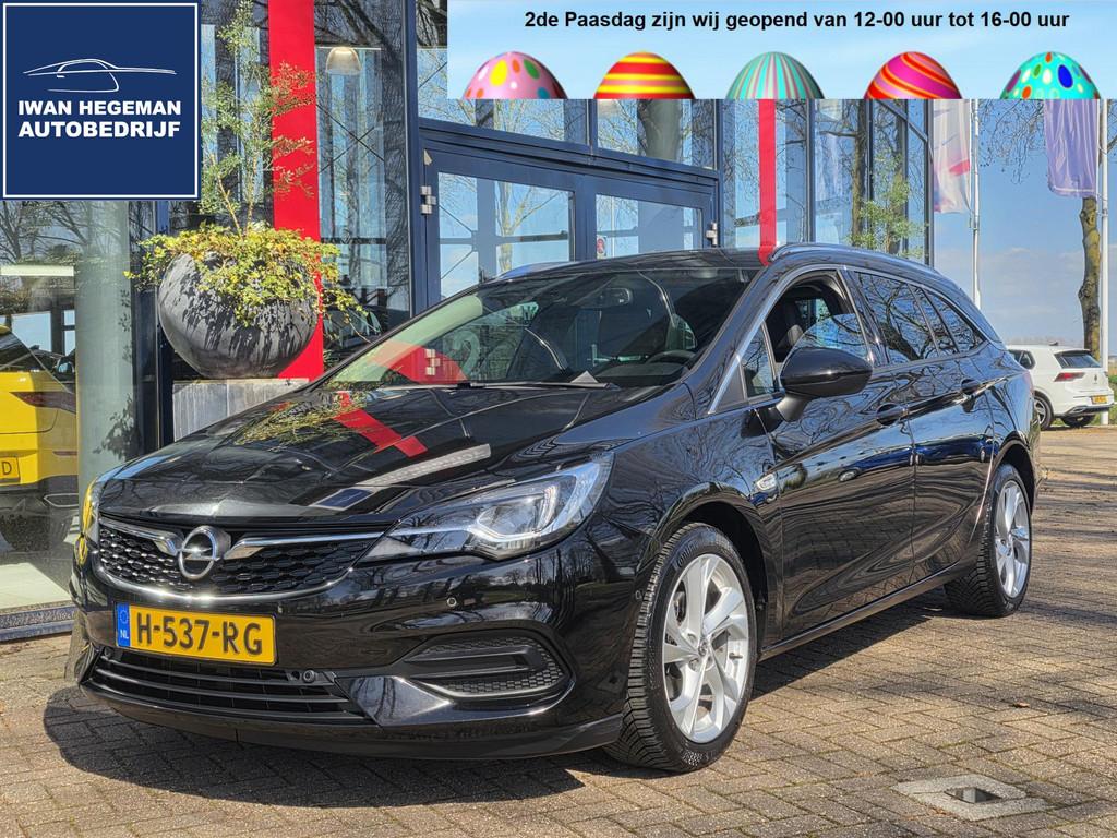 Opel Astra Sports Tourer 1.4 Elegance 146PK AUTOMAAT | Navig, Stof, Gebruikt, Zwart, Origineel Nederlands