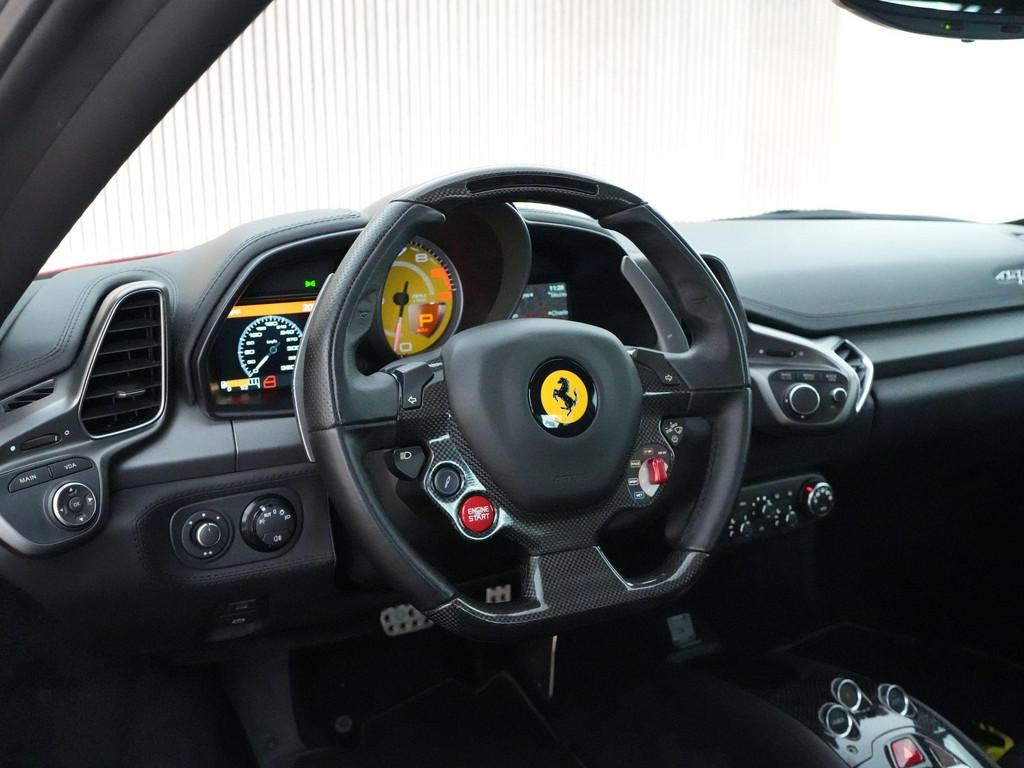 Ferrari 458 Italia 4.5 V8 |Rosso Scuderia|dealer onderhouden, Gebruikt, Bedrijf, 2 stoelen, Geïmporteerd