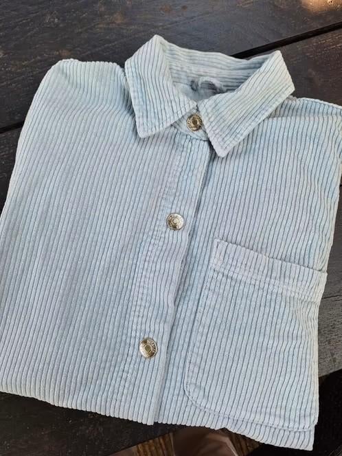 jasje blauwe rib maat M, Maat 38/40 (M), Blauw, Ophalen of Verzenden, Zo goed als nieuw