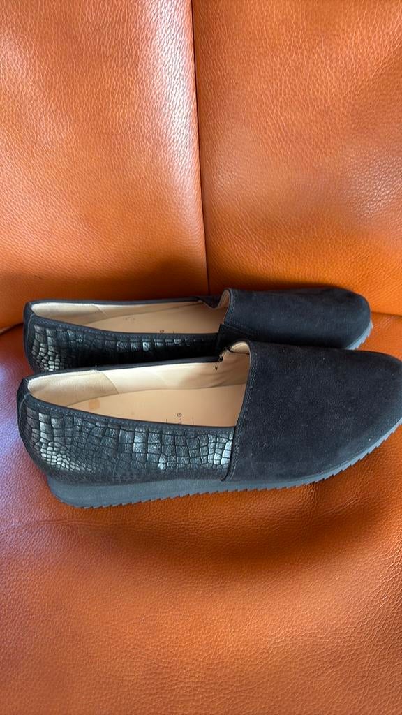 Hassia zwarte instappers maat 39, Nieuw, Ophalen of Verzenden, Instappers, Zwart