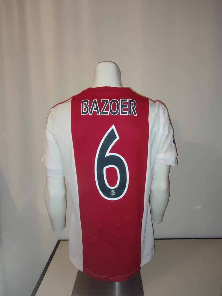 Riechedly Bazoer gesigneerd Ajax shirt met coa, Verzamelen, Ophalen of Verzenden, Nieuw, Ajax, Shirt