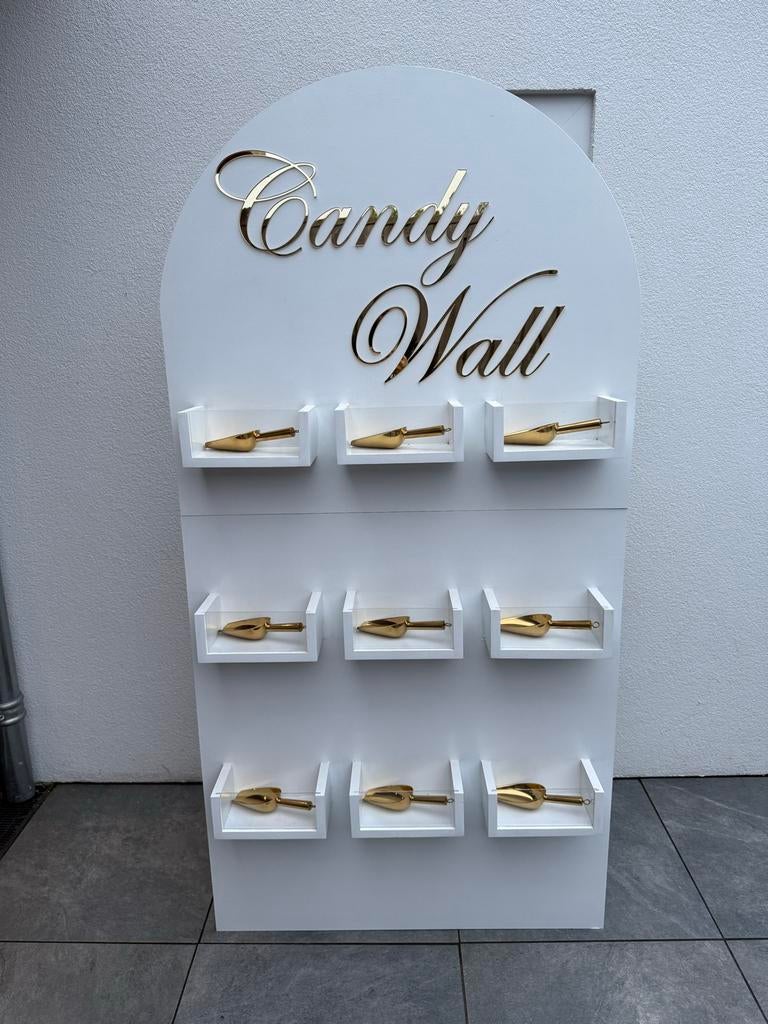 Candy Wall TE HUUR, Hobby en Vrije tijd, Feestartikelen, Ophalen, Zo goed als nieuw, Feestartikel, Verjaardag