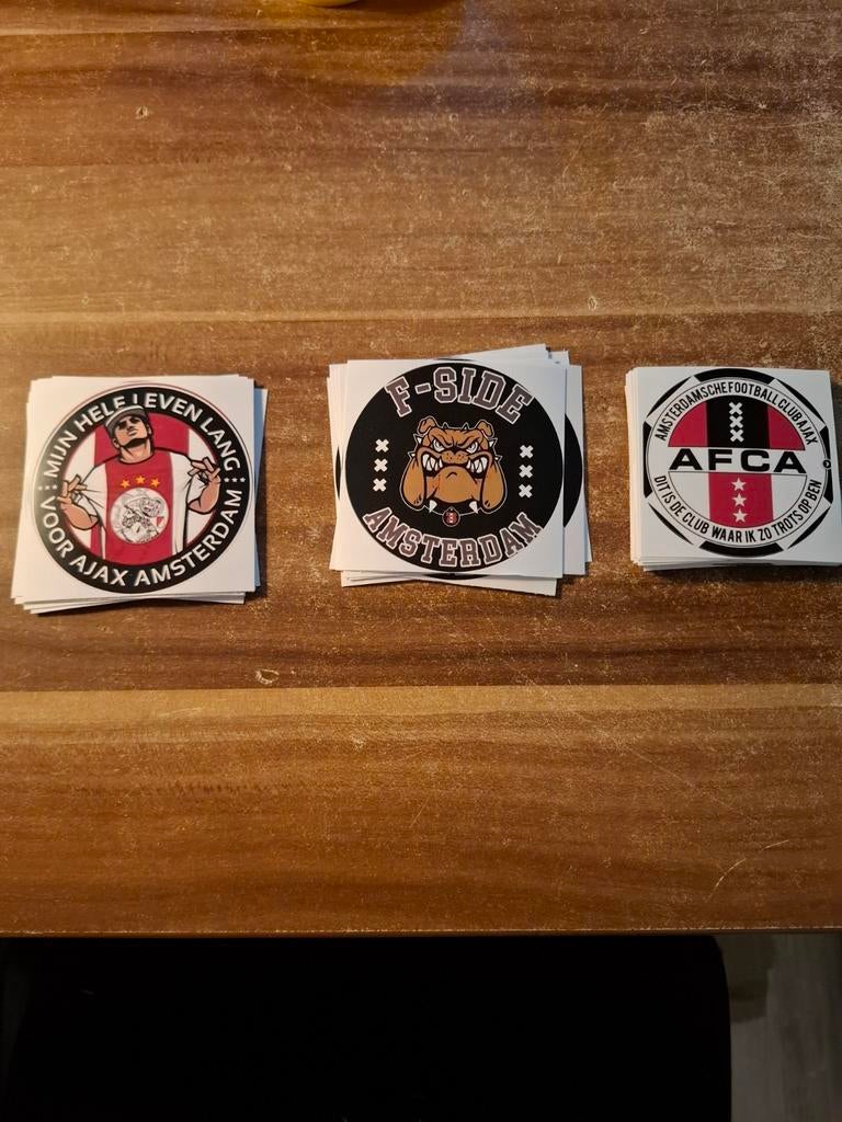 Ajax stickers mix, Ophalen, Nieuw, Meerdere stickers