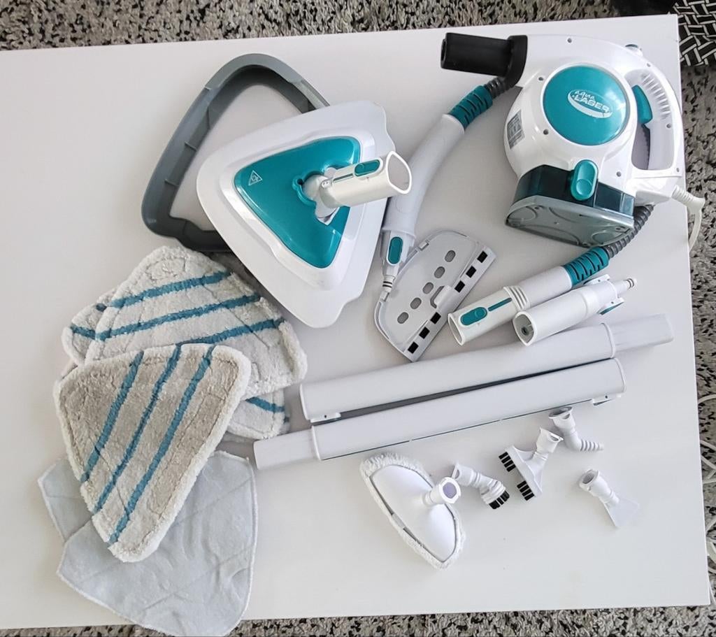 Aqua Laser Stoomreiniger met accessoires, Ophalen, Gebruikt