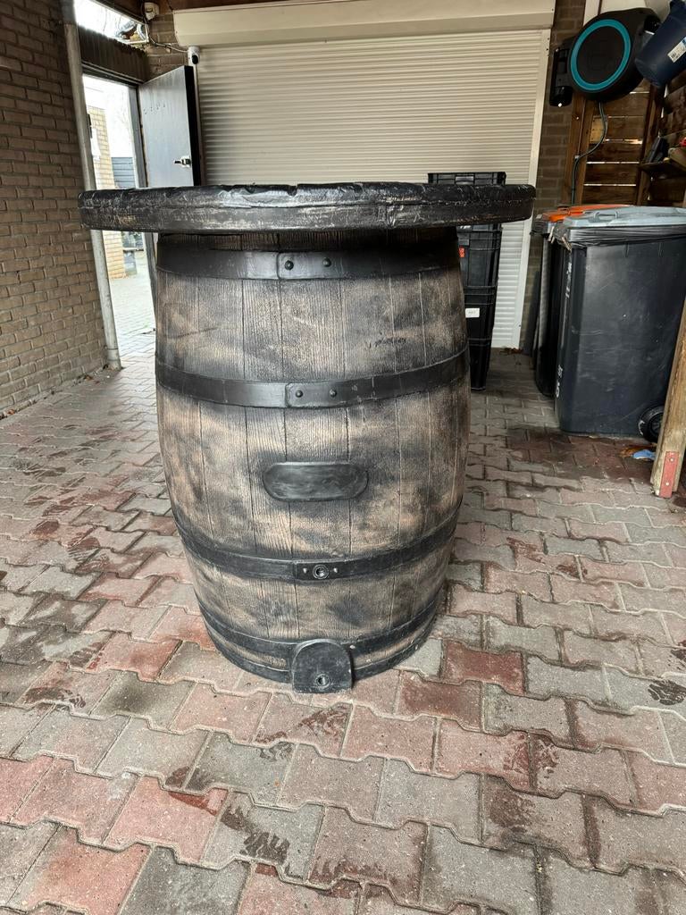Sta Tafel wijn/bier vat kunststof, Ophalen of Verzenden, Zo goed als nieuw