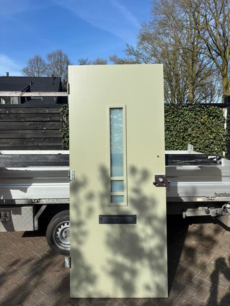 Mooie voordeur 88x211,5cm, Ophalen, 80 tot 100 cm, 200 tot 215 cm, Glas