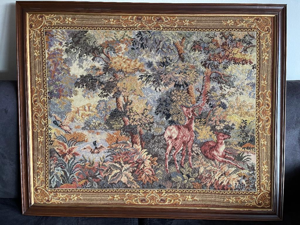 Gobelin Le Foret., Ophalen, Gebruikt, Meerkleurig, Wandkleed