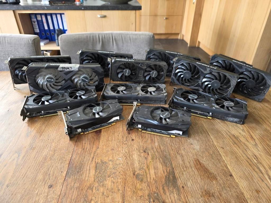 Defecte RTX 3060 Ti & RTX 3070 – Partij (12 stuks), Computers en Software, Videokaarten, Ophalen of Verzenden, Niet werkend, Nvidia