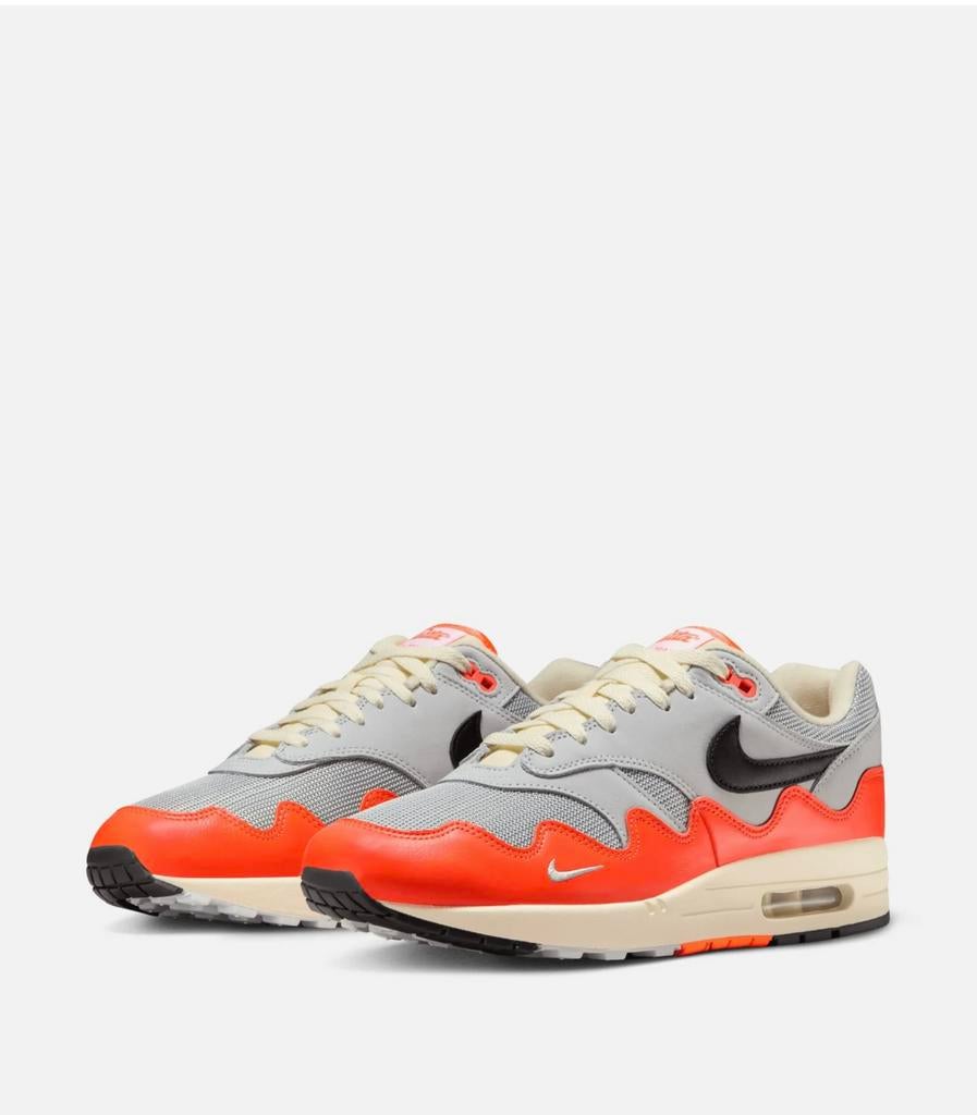 Patta x Nike Air Max 1 'Hyper Crimson' - Maat 46, Overige kleuren, Nieuw, Ophalen of Verzenden, Sneakers of Gympen