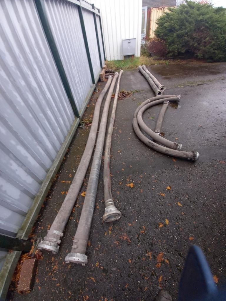 Waterslangen, Ophalen, Gebruikt, 4 tot 6 meter, 80 mm of meer