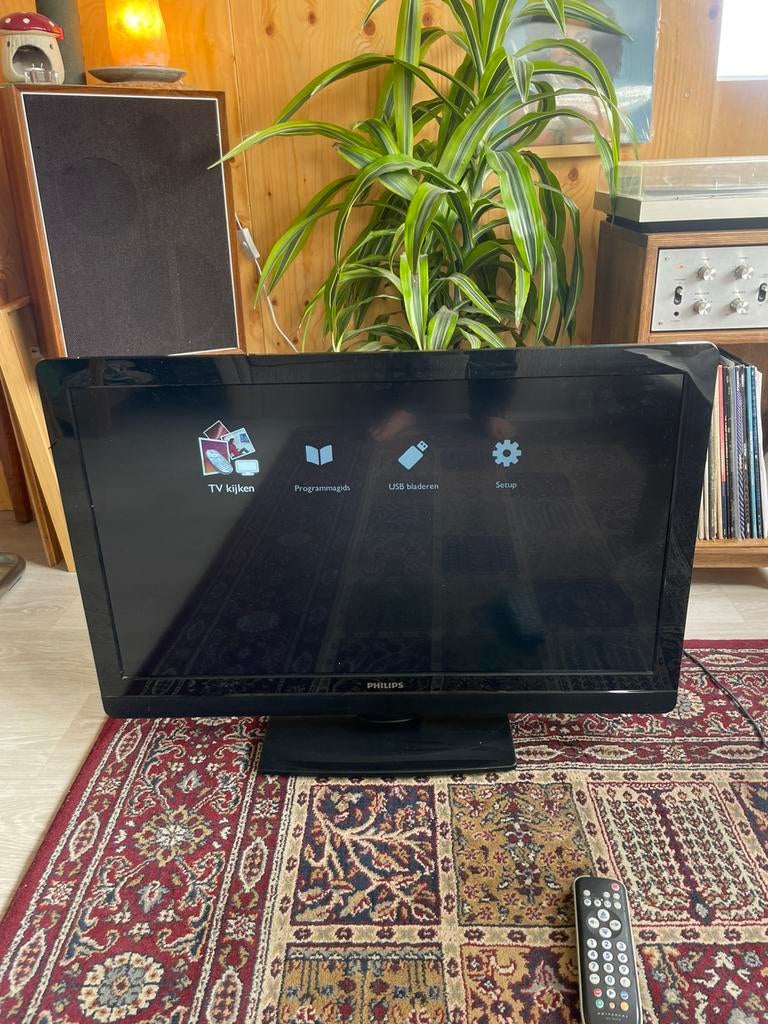Philips TV 83cm - 32PFL5206H/12 HDMI, Philips, HD Ready (720p), Zo goed als nieuw, 100 Hz