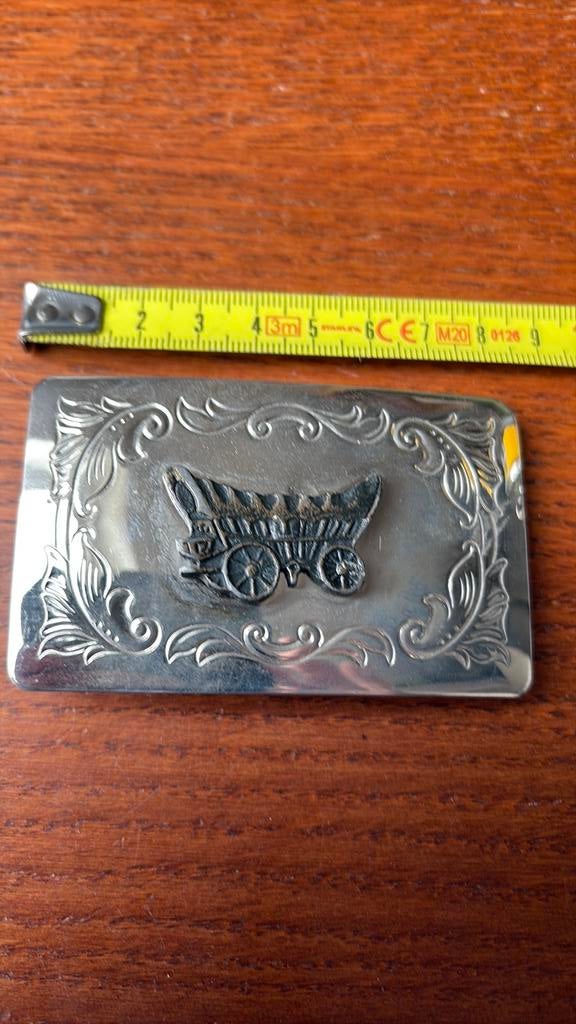 Buckle Riemgesp country en western 8 x 5 cm incl verzenden, Verzenden, Zo goed als nieuw, 100 cm of meer, 5 cm of meer