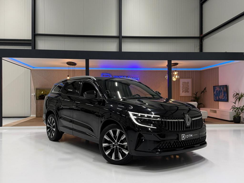 Renault ESPACE E-Tech full hybrid 200 techno 7p. camera Lede, Gebruikt, 1199 cc, Lichtsensor, Zwart