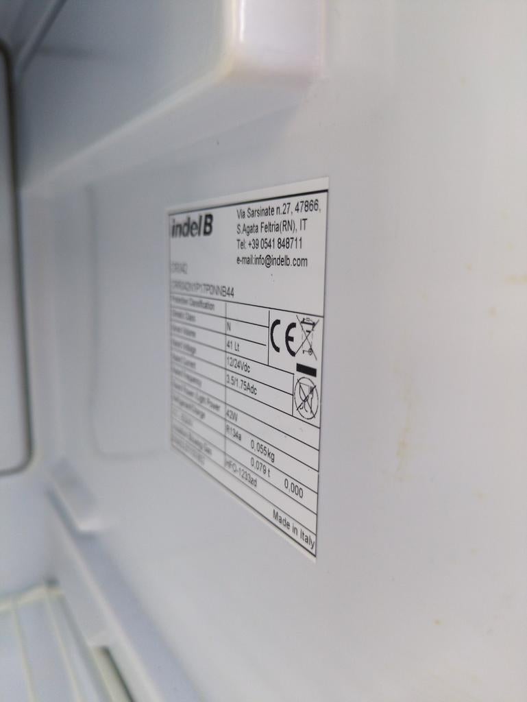 Indel B Koelkast - 41 liter, Ophalen, Gebruikt, Minder dan 75 liter, Met vriesvak