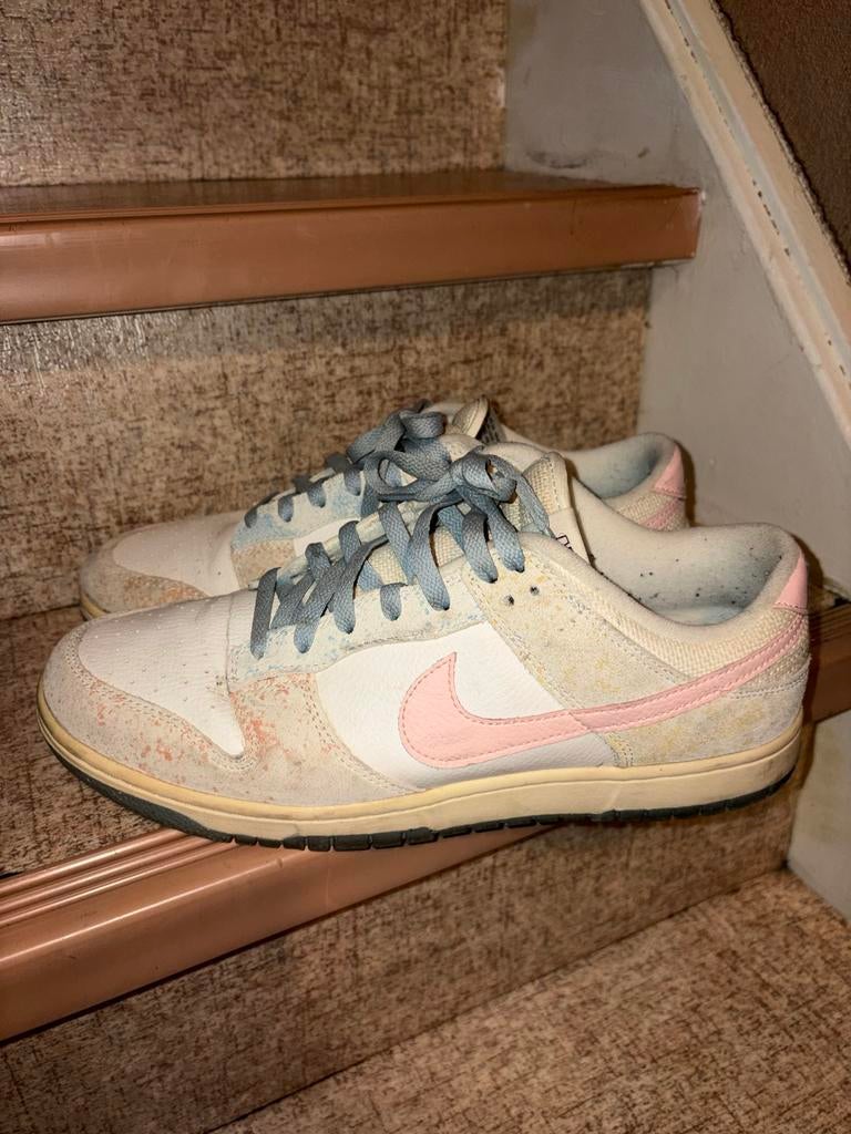 Nike Dunk Low 'Oxidized Pastels', Ophalen of Verzenden, Gedragen, Wit, Sneakers of Gympen