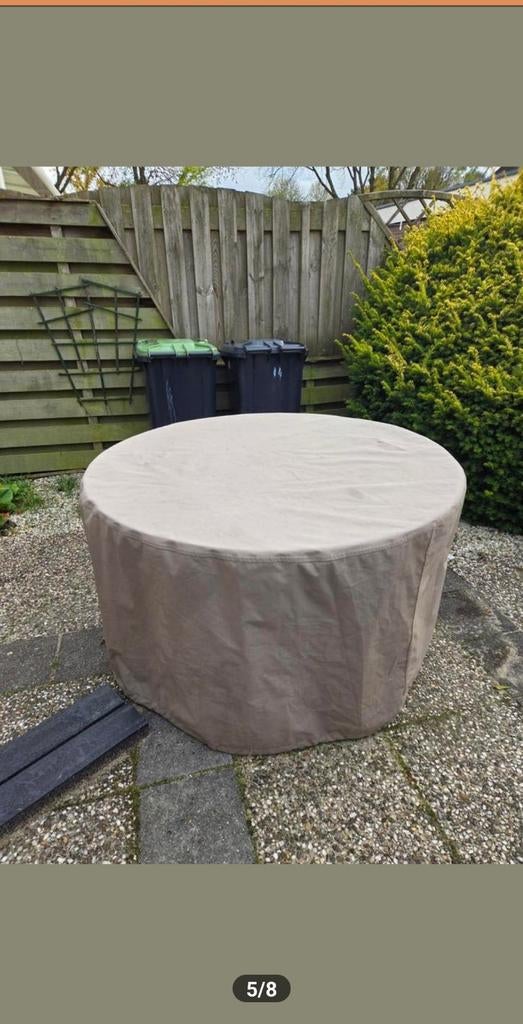 Hardhouten tuintafel, Tuin en Terras, Ophalen, Gebruikt, Hout