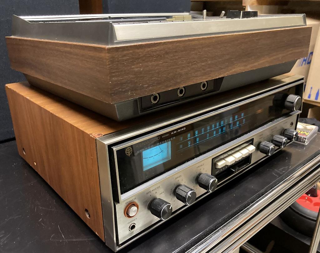 Kenwood KR-4140 receiver + KX-700 cassettedeck, Overige merken, Gebruikt, Ophalen of Verzenden, Minder dan 60 watt