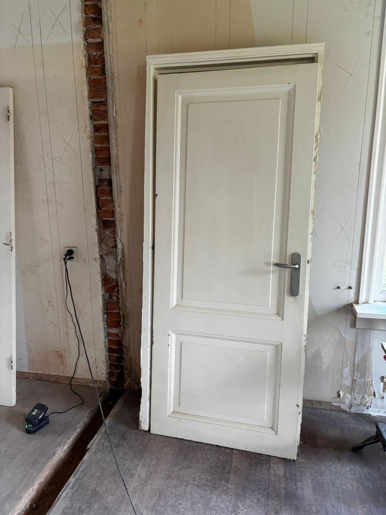 Houten binnendeur, 201x82,1, Ophalen, Zo goed als nieuw, Binnendeur, 200 tot 215 cm