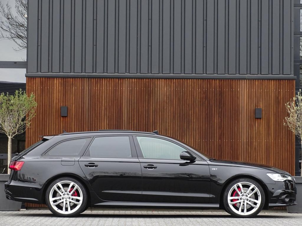 Audi A6 Avant 3.0 V6T 327PK Biturbo Quattro / S-line / Pano, Auto's, Audi, Automaat, Gebruikt, Zwart, Diesel