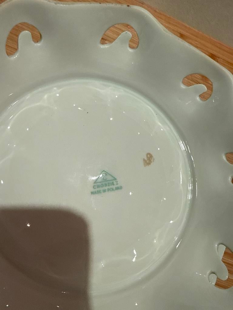 Chodzież Porselein Servies - Vintage Rozen Decor, Antiek en Kunst, Ophalen