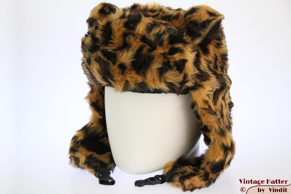 Hawkins dierenmuts oranje bruin 54-58 nieuw one size fits al, Maat 38/40 (M), Hawkins, Nieuw, Ophalen of Verzenden